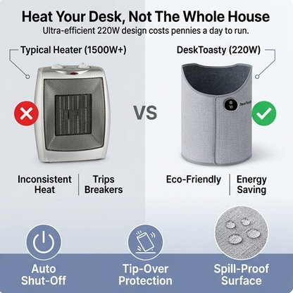 ThermaDesk™ Pro Under-Desk Heater